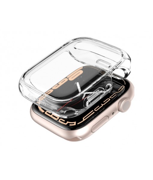 Husa Spigen Ultra Hybrid Compatibila Cu Apple Watch 7 ( 45mm ) , Transparenta